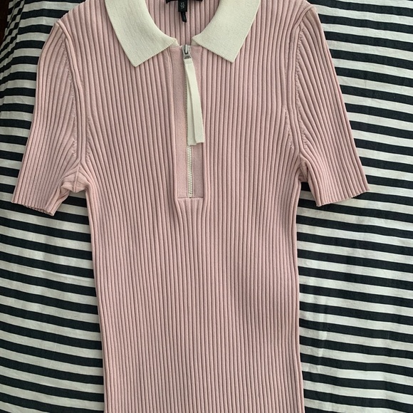 Rag & Bone pink half-zip - Picture 1 of 2